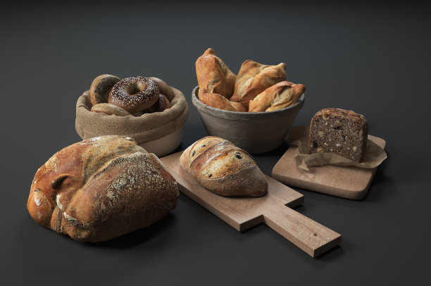 面包素材图片下载