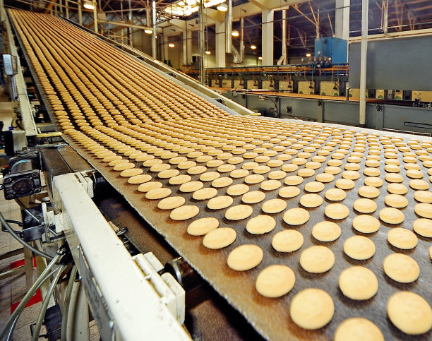 食品厂的生产线图片下载