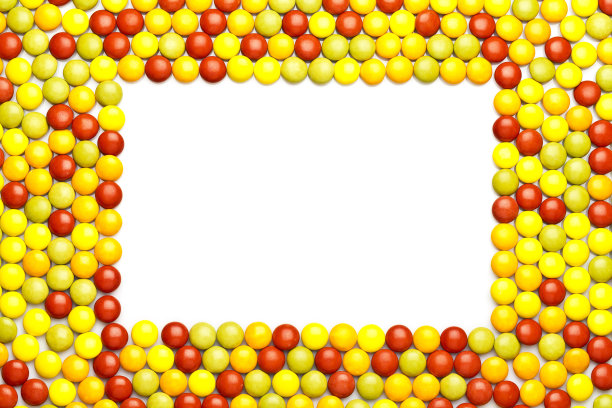 彩色糖果做一个相框图片下载