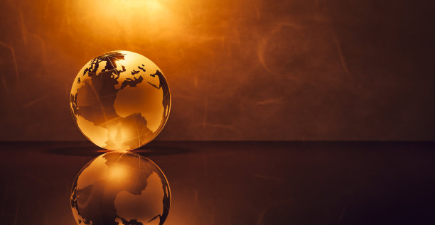 玻璃球黑板-地球星球玻璃欧洲非洲图片下载