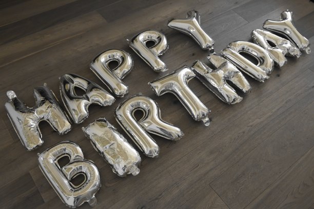 生日快乐气球图片下载