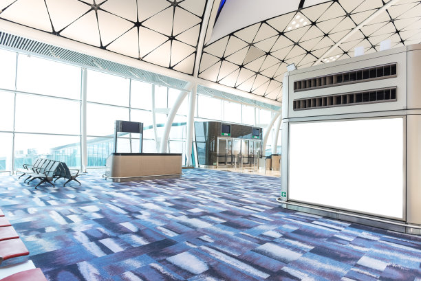 空的机场广告框图片下载