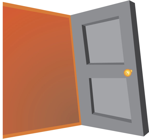 开着的门图片下载