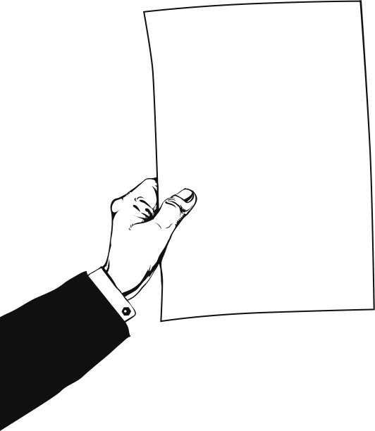 手里拿着一张纸图片下载