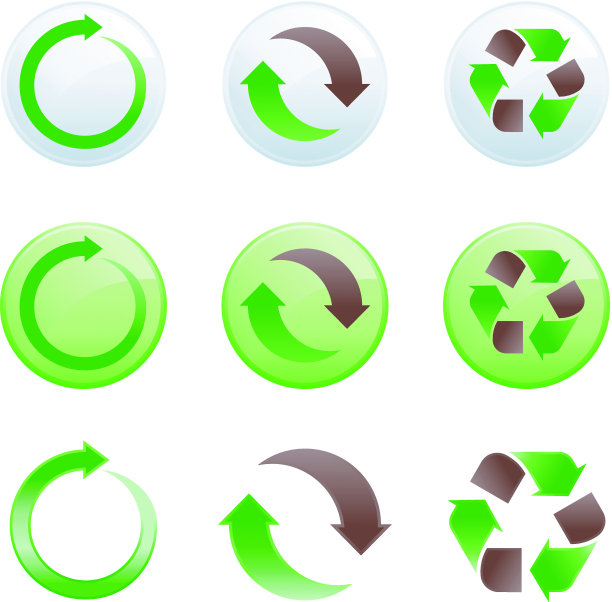 绿色背景下的箭头符号特写镜头图片下载