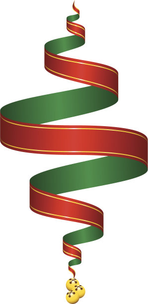 圣诞彩带图片下载