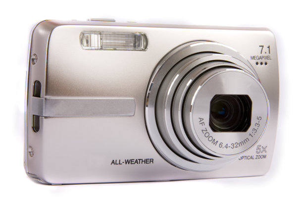 数码相机孤立在白色图片下载