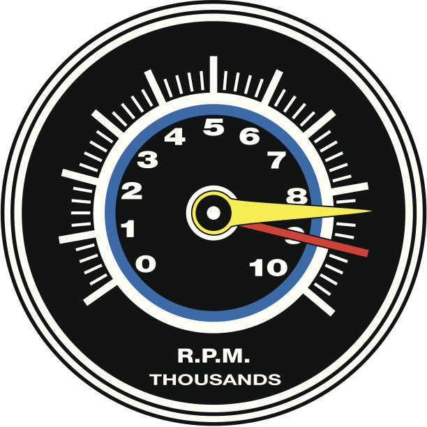 老式汽车转速表图片下载