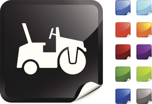 摊铺机互联网版权免费矢量艺术图片下载