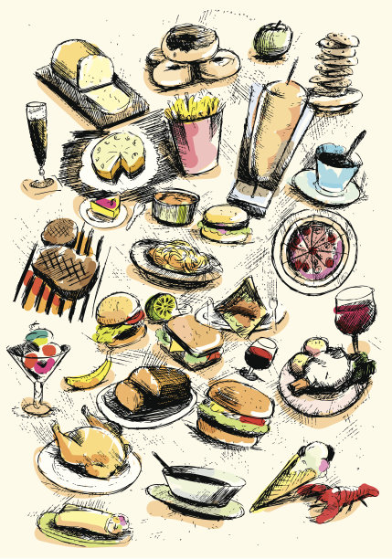 食品的背景图片下载