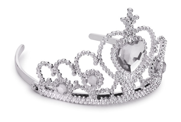 公主皇冠上的白色图片下载