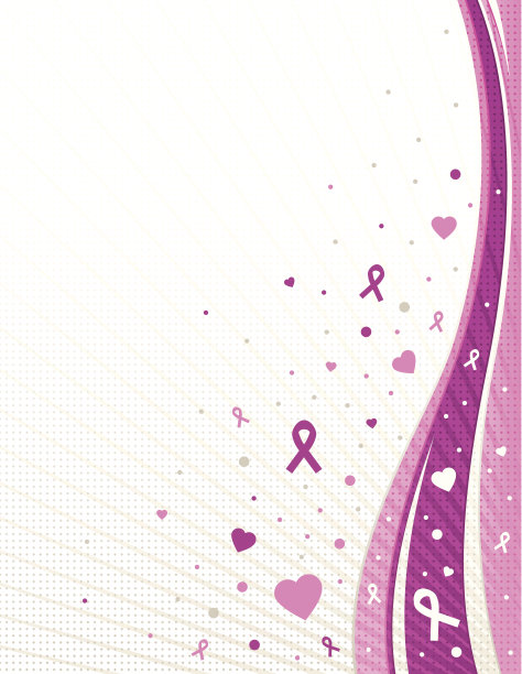 乳腺癌认知背景图片下载