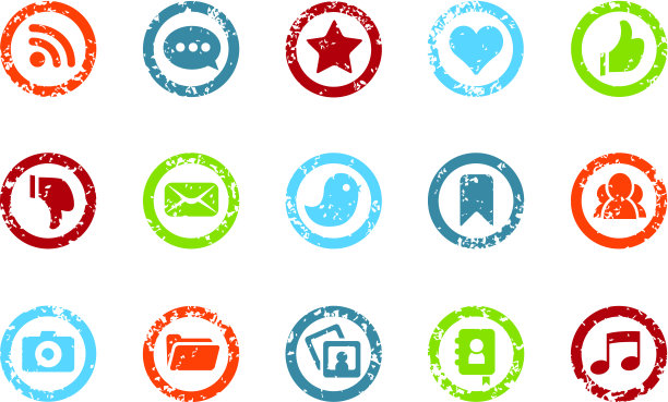 社交媒体-垃圾图标图片下载