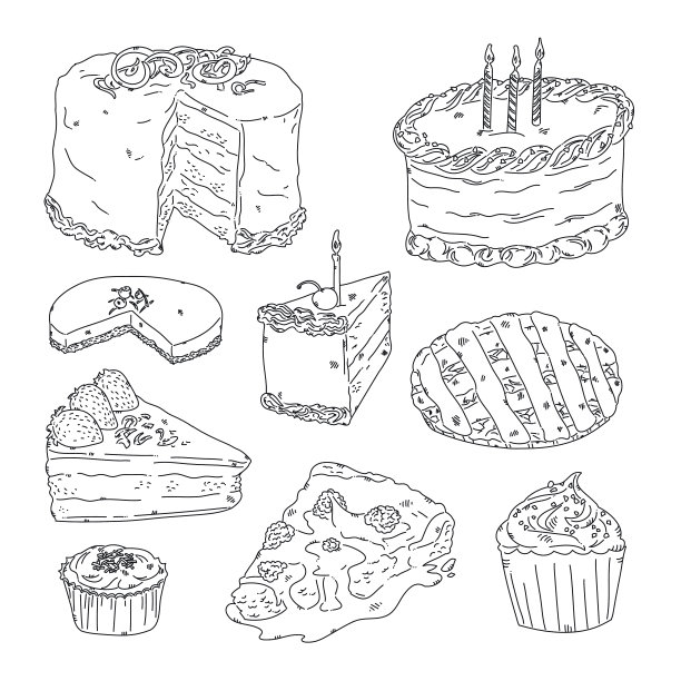 各种各样的蛋糕图片下载