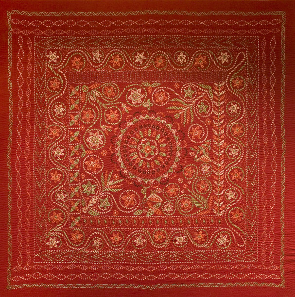 印度绣花布图片下载