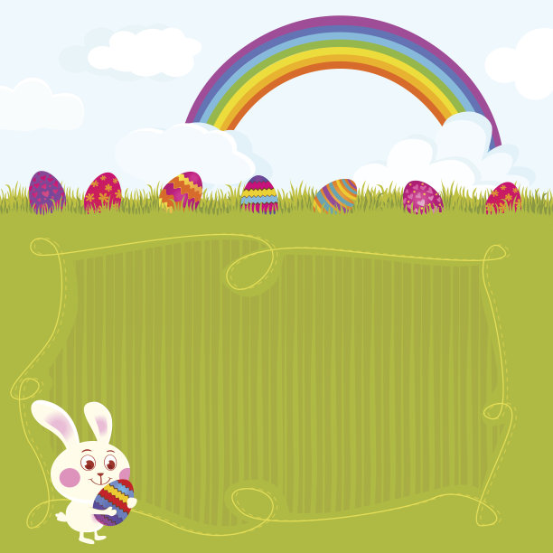 复活节兔子的背景图片下载