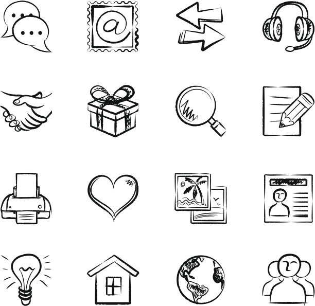 沟通的图标图片下载