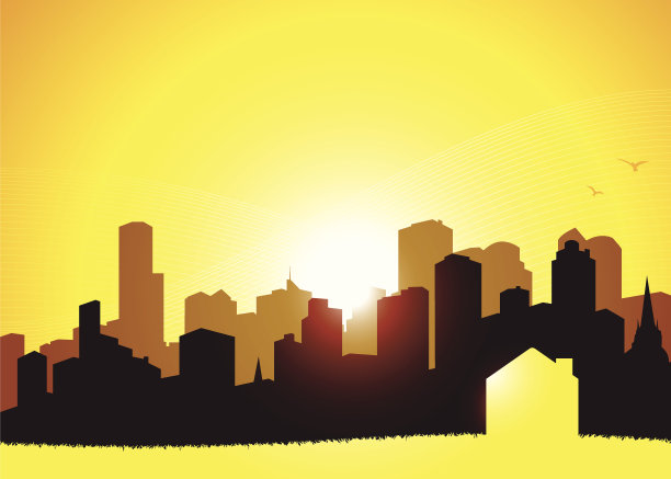 城市中的房子图片下载