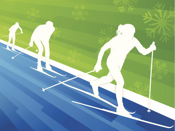 滑雪的背景图片下载