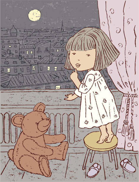 看月亮图片下载