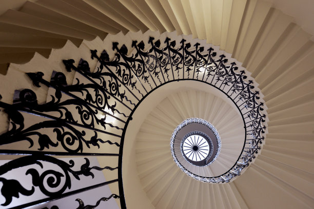 螺旋形楼梯素材图片