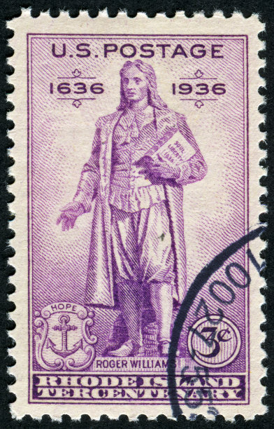 罗德岛和罗杰·威廉姆斯·斯坦普图片下载