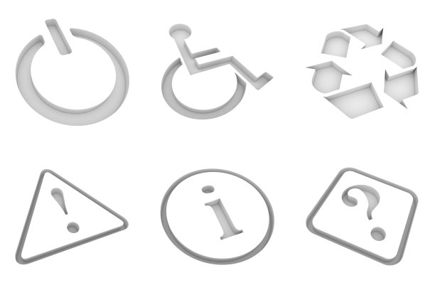 白色图标-标志图片下载