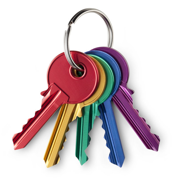 一串彩色按键图片下载