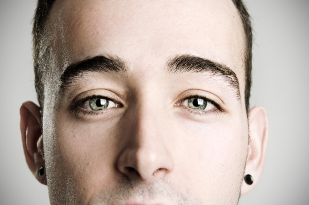 蓝色的眼睛图片下载