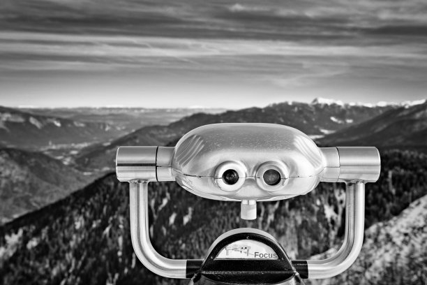 城市望远镜图片下载