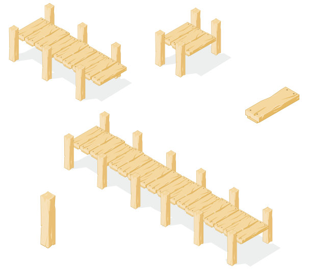 等距人行桥。图片下载