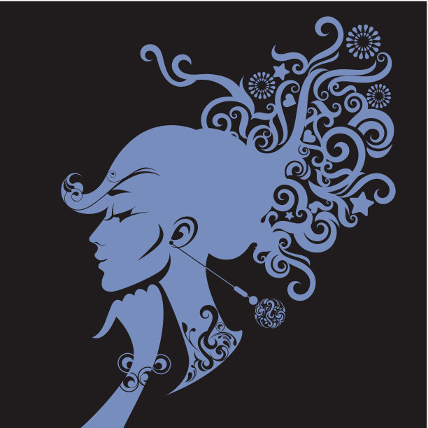 女人的头。图片下载