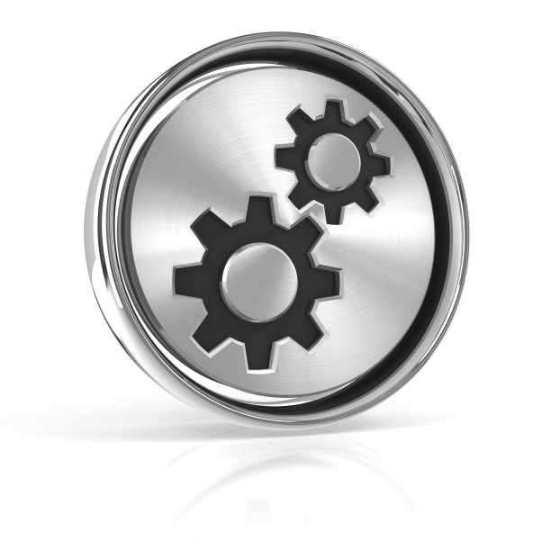 金属齿轮图标图片下载