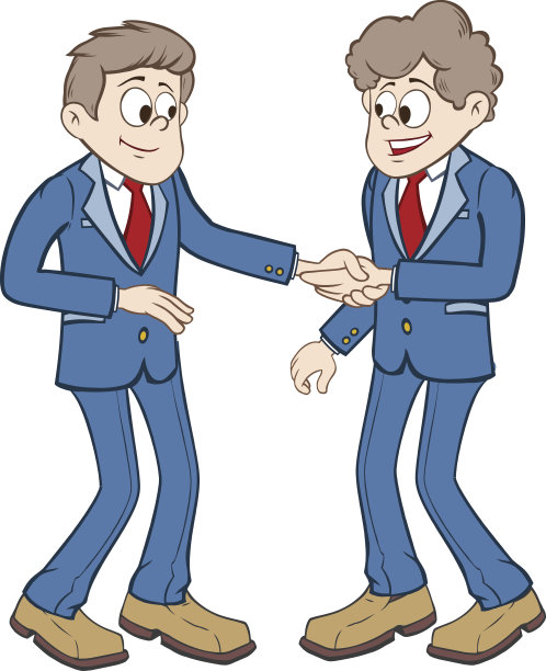 商人们握手图片下载