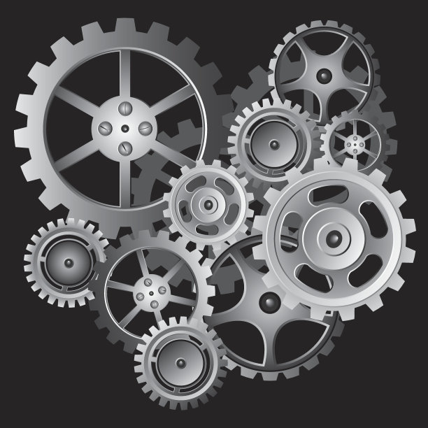 在齿轮的背景图片下载