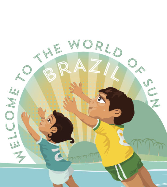 巴西儿童标志图片下载