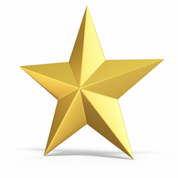 黄金之星的形状图片下载