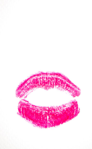 唇膏印图片下载