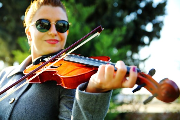 小提琴家图片下载