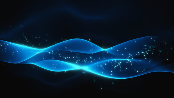 抽象的恒星背景波图片下载