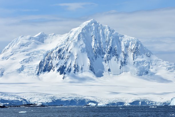 南极冰川和山脉图片下载