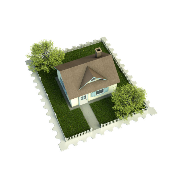 邮票大小的房地产图片下载