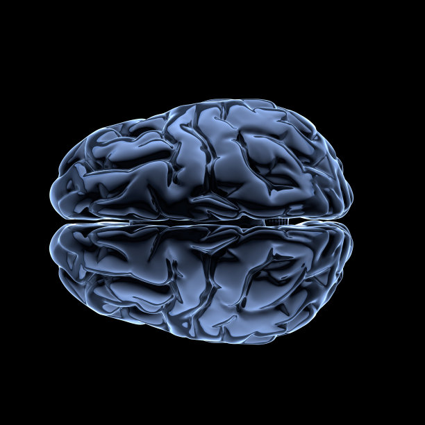 大脑在黑色图片下载