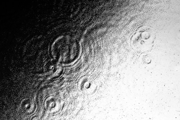 水滴飞溅在纹理玻璃-抽象背景图片下载