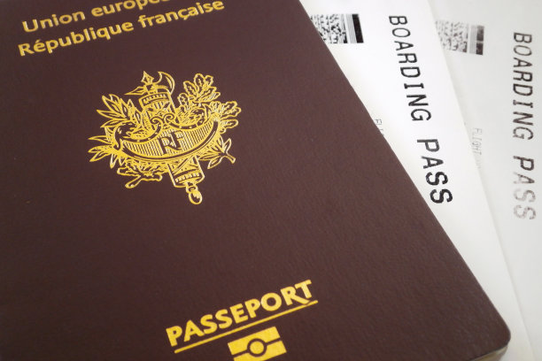 护照及登机牌图片下载