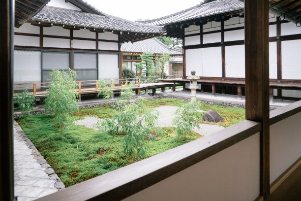 佛寺园景图片下载