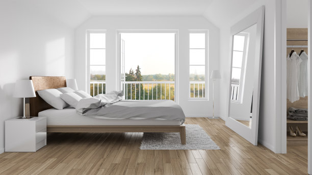 现代的卧室图片下载