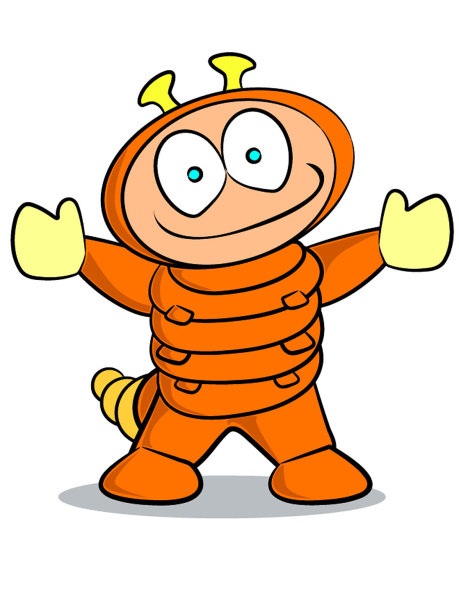 穿毛毛虫装的婴儿图片下载