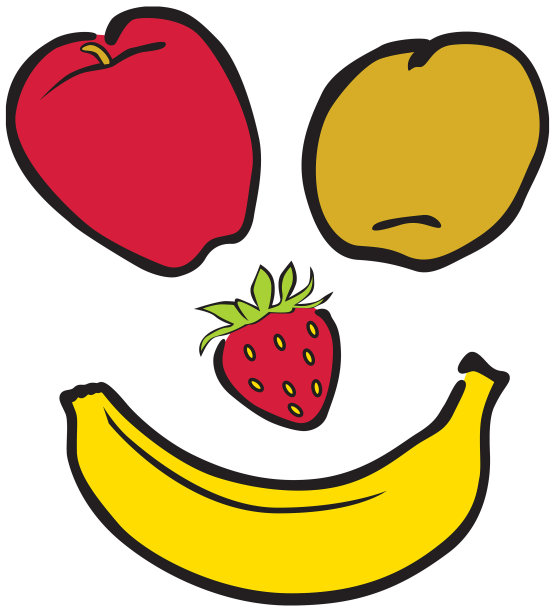 水果的脸(向量)图片下载