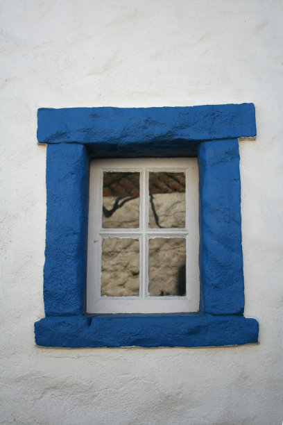 蓝色的窗口图片下载